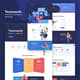 Teamwork Illustration Landing Page - Modern One-Page Website Template for Creative Agencies and Startups 1