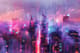 Pixel Mirage Deconstructed Skyline - Abstract Digital Environments for Creative Visual Storytelling and Concept Art 1