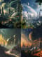 Futuristic City on Another Planet - Immersive Sci-Fi Digital Artwork for Creators & Visionaries 3