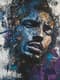 Monochromatic Abstract Male Portrait - Contemporary Minimalist Portrait Art for Modern Spaces and Creative Projects 6