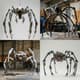 ArachnoFix Nano-Repair Crawler Concept - Futuristic Mechanical Robotics Art for Designers and Innovators 3