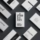 Dark Mode Business Cards - Bold Black & White Designs - Sleek Commercial Card Templates for Modern Professionals 3
