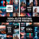 1000 Elite Editing Lightroom Presets - Premium Photo Enhancement Tools for Photographers & Creators 3