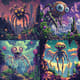 Multi-Eyed Tentacled Alien Pixel Art - Vibrant Pixel Characters for Game Developers and Retro Art Creators 2025 5