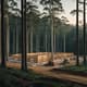 Forest Construction Site Empty - Cinematic Nature Stock Video for Wildlife and Environmental Projects 6