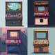 Pixel Arcade Machine Retro Artwork - Vibrant Retro Gaming Pixel Art for Creators and Game Designers 3