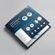 Square Annual Report Brochure - Corporate Data Layout - Professional Multipurpose Marketing Brochure Kit for Corporate Branding 5