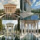 Olympian Echo Marble Pantheon Concept Art - Majestic Architectural Visualization for Designers and Creatives 5