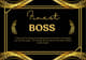 Gold Theme Modern Boss Day Card - Elegant Leadership Appreciation Greeting for Professional Success Recognition 4