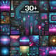 TechVista Designs 30+ Tech BG Wallpaper - Modern Tech Backgrounds for Digital Creators and Workspace Enhancement 5