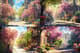 Spring Cityscape View - Serene Landscape Art for Tranquil Urban and Nature Scenes 1
