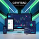 Crytrad Crypto Trading UI Design - Sleek Cryptocurrency Platform Interface for Traders and Developers 4