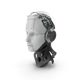 AI Robot Head Model - Futuristic 3D Render for Designers and Tech Creators 4