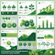 Environmental Chart Infographic Elements - Green Eco Data Templates for Impactful Environmental Reports and Presentations 1