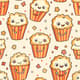 50 Sweet Treat Paradise Patterns - Playful ChibiCraft Studio Anime-Inspired Designs for Creative Projects and Branding 4