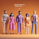 Business Character Creator Kit - Versatile 3D Template for Professional Branding and Marketing Visuals 5
