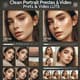 Clean Portrait Presets & Video LUTs - Professional Photo Editing Tools for Flawless Portraits and Cinematic Video Grading 5