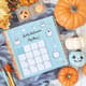 Ghostly Bash Halloween Planner Sky Blue - Elegant Event Organizer for Seamless Party and Wedding Planning 5