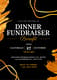 Gold Black Fundraiser Invite Portrait - Elegant Business & Events Invitation Templates for Professional Impact 1