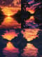 Summer Sunset View - Serene Landscape Art for Tranquil Spaces and Creative Decor 5