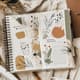 Earthy Goals Abstract Floral Planner - Serene Project Organizer for Streamlined Workflow and Creative Focus 6