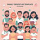 Family Dentist Ad Template AI Format - Clean, Professional Marketing Design for Health & Wellness Brands 3