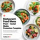 Restaurant Food Menu Post - Social Media Promotion Template - Engaging Twitter Ad Designs for Restaurants and Food Brands 5