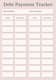 Rose Quartz Debt Diary - Pink-White Payment Tracker - Elegant Financial Planner for Personal and Business Budgeting 3