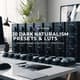 20 Dark Naturalism Presets & LUTs - Cinematic Photo Editing Presets for Moody, Authentic Visuals 3