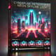 Cyberpunk Metropolis Neon Skyline Loop - Futuristic Neon Motion Graphics Backgrounds for Creative Videos and Digital Projects 3