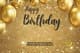 Golden Touch Birthday Celebration Card - Elegant Invitation Design for Memorable Birthday Events 6