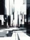 Modern Abstract Cityscape - Sleek Urban Design for Contemporary Home and Office Decor 5