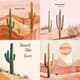 Desert Vibe Facebook Cover - Stylish Social Media Template for Engaging Facebook Ads & Posts 1