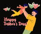 Cute Illustrated Happy Father's Day Card - Charming Hand-Drawn Greeting for Dad's Special Day 5
