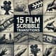 FlowShift Studio 15 Film Scribble Transitions - Dynamic Hand-Drawn Effects for Creative Video Editing and Filmmakers 5