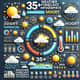 35+ Weather Forecast Infographics MOGRT - Dynamic Weather Data Visuals for Broadcast and Digital Presentations 3