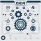 Gear Infographics Design - Mechanical and Technical Flow Visuals for Engineers and Presentations 3