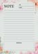 Pink & White Floral Watercolor Notepad - Elegant Business Notepad and Office Forms for Professional Branding and Efficient Workflow 4