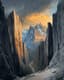 Mountain Pass Painting - Serene Landscape Artwork for Artistic Inspiration and Home Decor 6