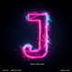 Electric Letter J - Neon Alphabet Animation - Vibrant Neon Typography Motion Graphics for Dynamic Video Projects and Creators 5