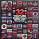 32 YouTube Essentials Templates Collection - Versatile YouTube Thumbnail & Art Designs for Creators and Marketers 5