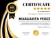 Black Luxury Best Employee Certificate Landscape - Elegant Award Template for Professional Recognition and Corporate Excellence 3