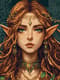 Serene Elf Princess Pixel Portrait - Vibrant Pixel Art Portrait for Fantasy Creators and Game Designers 1