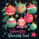 Vibrant Playful Christmas Greeting Card - Festive Holiday Cheer for Personal and Business Seasons 6