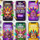 10+ Carnival Festive Social Media Templates - Vibrant Multi-Channel Ads for Engaging Campaigns and Brand Boosting 1