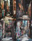Moody Urban Alleyway - Atmospheric Urban Landscape Art for Contemporary Creative Projects 1