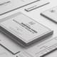 Refined BW Business Cards - Monochrome Branding Kit - Sleek Professional Business Card Templates for Modern Branding and Corporate Identity 4