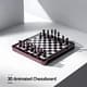 3D Animated Chessboard in Motion - Dynamic 3D Sports & Fitness Visuals for Engaging Video Projects 6