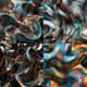 Digital Abstract Metallic Sheen Patterns - Premium Abstract Art with Reflective Metallic Textures for Creative Projects 4