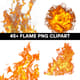 45+ Flame PNG Clipart - Vibrant Nature Flame Illustrations for Creative Designs and Visual Projects 4